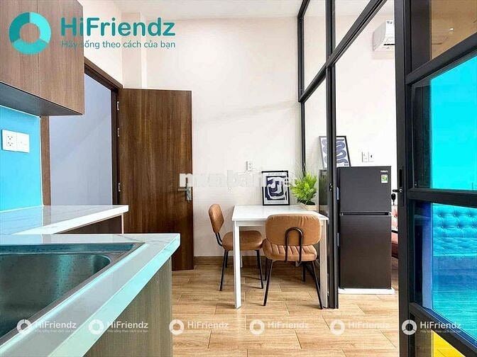 CHO THUÊ CĂN HỘ 1 PHÒNG NGỦ BAN CÔNG TÁCH BẾP MỚI XÂY FULL NỘI THẤT