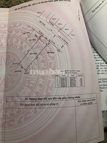 Bán đất thổ cư 100% hẻm xe tải 1416/31/50 đường Lê Đức Thọ, GV 73m2