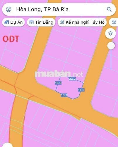 Cần Bán Lô Góc 400m2 Thổ Cư 100% Barimex Hoà Long