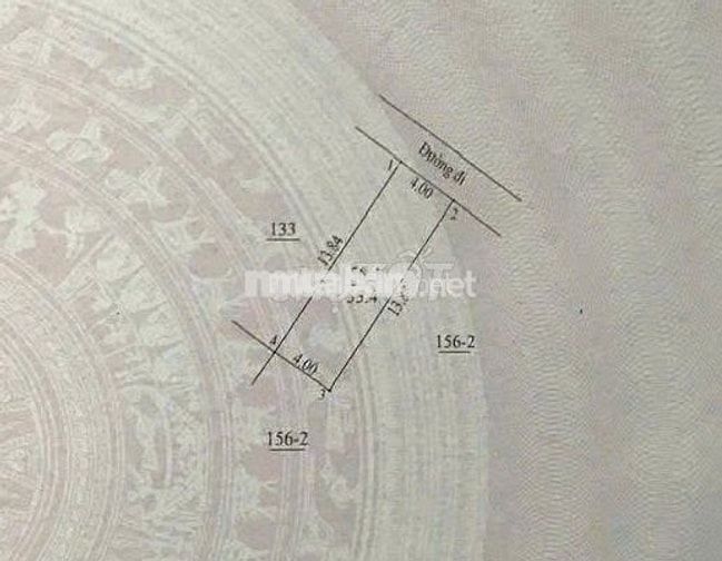 Chính chủ cần bán: 56m2 đất vuông vắn cổng làng Di Trạch. MT 4m