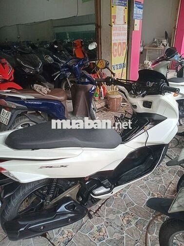 Xe máy Honda PCX màu trắng