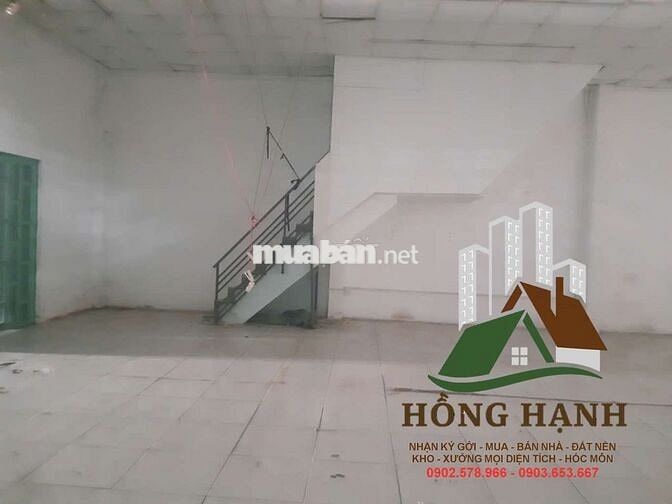 KHO XƯỞNG 920 M2 - PHAN VĂN HỚN - BÀ ĐIỂM - 28 TRIỆU / THÁNG