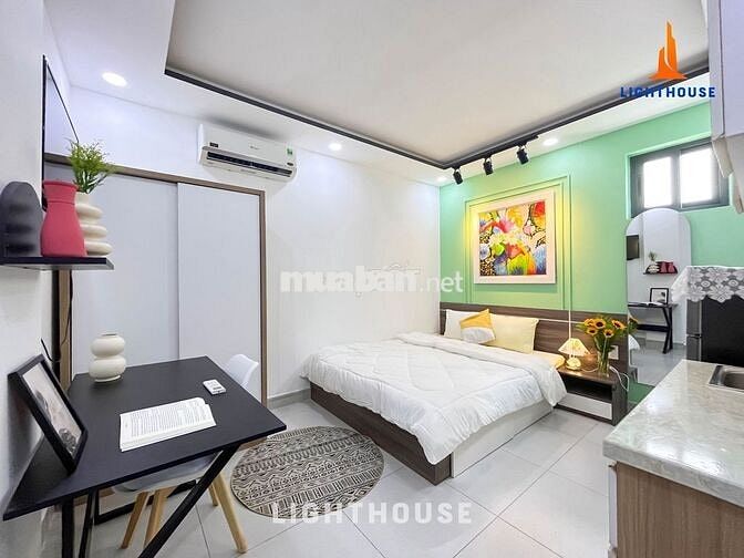 🌿 STUDIO 6X FULL NỘI THẤT GẦN ĐH BÁCH KHOA, THANG MÁY, BẢO VỆ