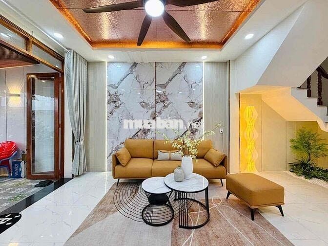 Bán nhà hẻm xe hơi,50 m2 xây 3 tầng c hơn 5 tỷ,Phạm Văn Chiêu,Gò Vấp