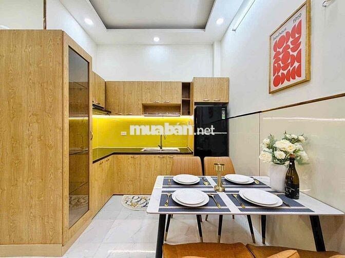 Bán nhà hẻm xe hơi,50 m2 xây 3 tầng c hơn 5 tỷ,Phạm Văn Chiêu,Gò Vấp