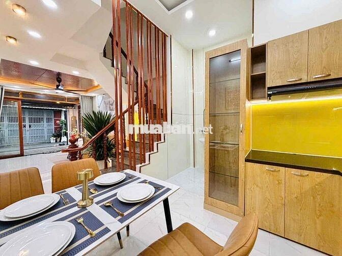 Bán nhà hẻm xe hơi,50 m2 xây 3 tầng c hơn 5 tỷ,Phạm Văn Chiêu,Gò Vấp