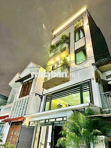 Nhà hiếm 5x12, 4 tầng, xe hơi ngủ trong nhà, hẻm 6m đường Thống Nhất