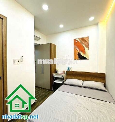 NHÀ MỚI ĐẸP–HẺM 3M–NGAY CHỢ BÀ CHIỂU-3 TẦNG BTCT-DT: 20m² (DTSD 80m²)-