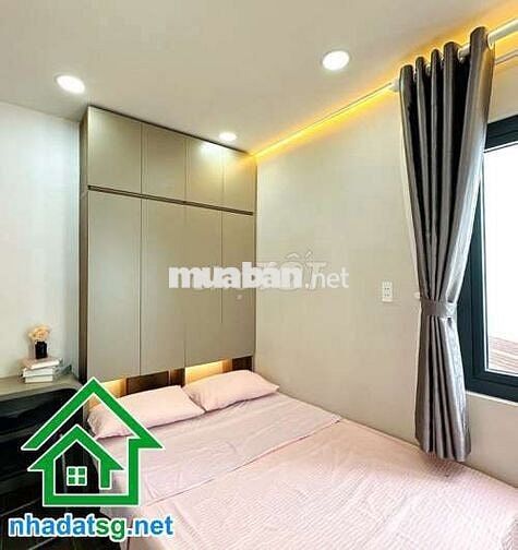 NHÀ MỚI ĐẸP–HẺM 3M–NGAY CHỢ BÀ CHIỂU-3 TẦNG BTCT-DT: 20m² (DTSD 80m²)-