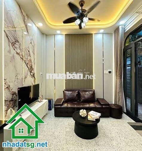 NHÀ MỚI ĐẸP–HẺM 3M–NGAY CHỢ BÀ CHIỂU-3 TẦNG BTCT-DT: 20m² (DTSD 80m²)-