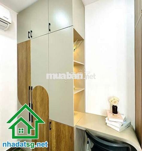 NHÀ MỚI ĐẸP–HẺM 3M–NGAY CHỢ BÀ CHIỂU-3 TẦNG BTCT-DT: 20m² (DTSD 80m²)-