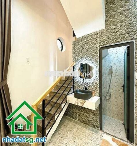 NHÀ MỚI ĐẸP–HẺM 3M–NGAY CHỢ BÀ CHIỂU-3 TẦNG BTCT-DT: 20m² (DTSD 80m²)-