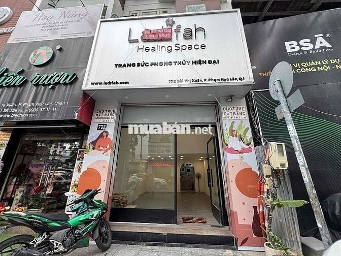 Chính Chủ Cho Thuê Mặt Bằng KD 51m2 Mặt Tiền Bùi Thị Xuân Q1 TPHCM