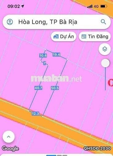 Bán lô đất Biệt thự vườn chưa qua đầu tư giá tốt Hoà Long