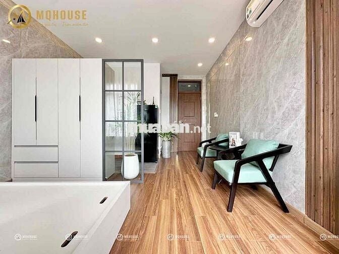 PENTHOUSE 1PN - TÁCH BẾP - FULL NT - BAN CÔNG NGAY NGÃ TƯ BẢY HIỀN