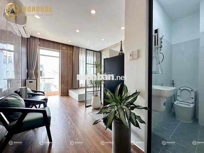 PENTHOUSE 1PN - TÁCH BẾP - FULL NT - BAN CÔNG NGAY NGÃ TƯ BẢY HIỀN