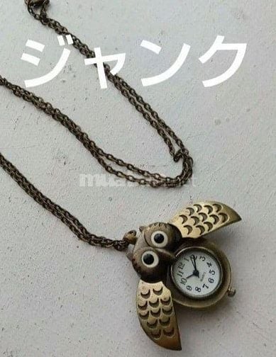 Đồng hồ con cú , mặt phâtj đá 