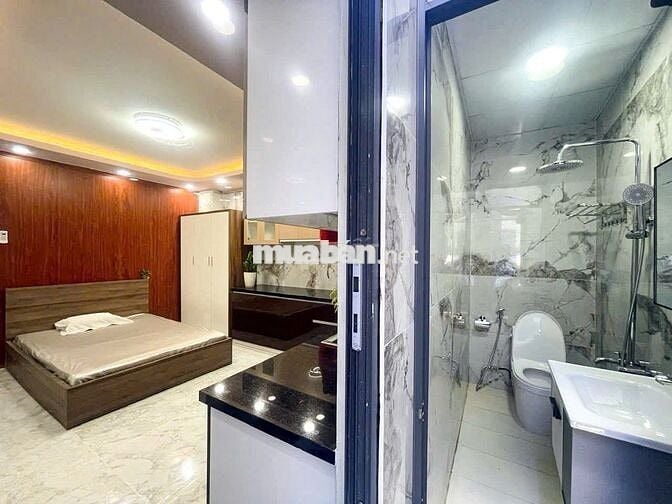 TRỐNG LẠI STUDIO FULL NỘI THẤT_TÒA CÓ THANG MÁY HẦM XE_DỌN VÀO Ở NGAY