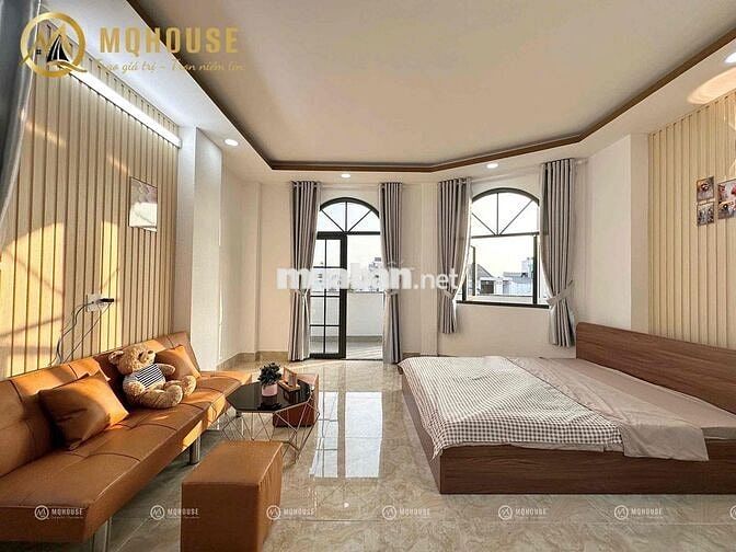 🏡Cho thuê Studio ban công lớn - máy giặt riêng ngay Ngã Tư Bốn Xã