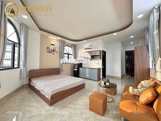 🏡Cho thuê Studio ban công lớn - máy giặt riêng ngay Ngã Tư Bốn Xã