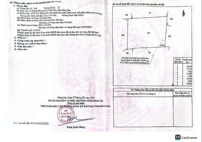 Bán đất gia đình ở lâu năm tại huyện Vĩnh Cửu