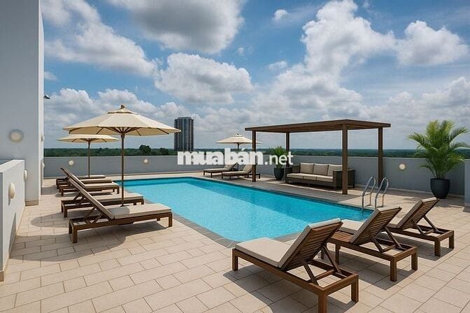 Cho thuê Căn hộ dịch vụ 2PN 66m2 Full nội thất tại Thủ Dầu Một, BD