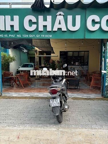 cần sang quán cà phê Sân vườn trục đường số Lâm Văn Bền, quận 7