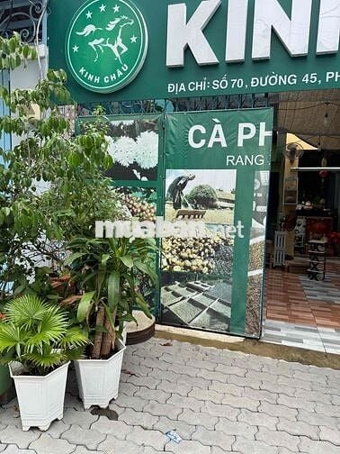 cần sang quán cà phê Sân vườn trục đường số Lâm Văn Bền, quận 7