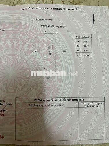 Khu Ân Phú Phường Tân An, Tp Buôn Ma Thuột, Đắk Lắk, đường 18.5m