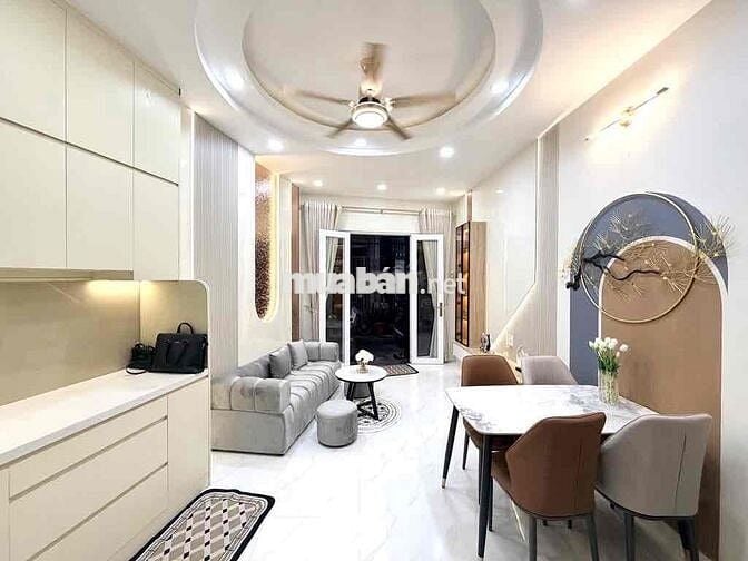 CHỈ 5.25 ĐỒNG - NGAY LÊ QUANG ĐỊNH GIÁP BTHẠNH - 3 TẦNG - DTSD 75M2