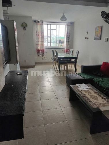 CC D1 KDC Phú Lợi P7 Q8,  Căn góc 2PN 71m2 có nội thất