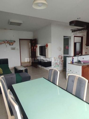 CC D1 KDC Phú Lợi P7 Q8,  Căn góc 2PN 71m2 có nội thất