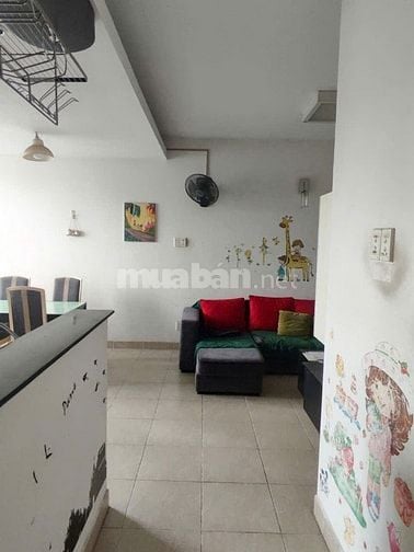 CC D1 KDC Phú Lợi P7 Q8,  Căn góc 2PN 71m2 có nội thất