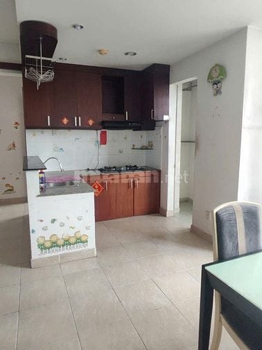 CC D1 KDC Phú Lợi P7 Q8,  Căn góc 2PN 71m2 có nội thất