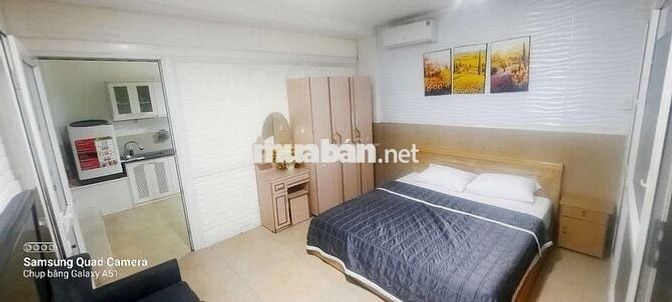 Căn hộ 1 phòng ngủ đường Phan Tứ, khu phố Tây An Thượng tiện nghi