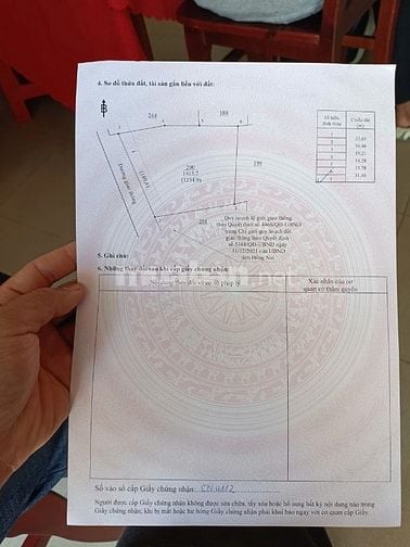 Bán đất mặt tiền gia đình ở xã Thạnh Phú