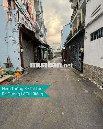 Lô Đất Đẹp Hẻm Nhựa Rộng Thông Đường Lê Thị Riêng P. Thới An Q12