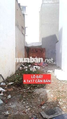 Lô đất ngay Công Viên Tô Hiệu - Hiệp Tân - Tân Phú 4.1x17