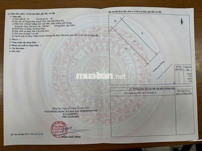 B1/27. Đất khu dân cư Lavender