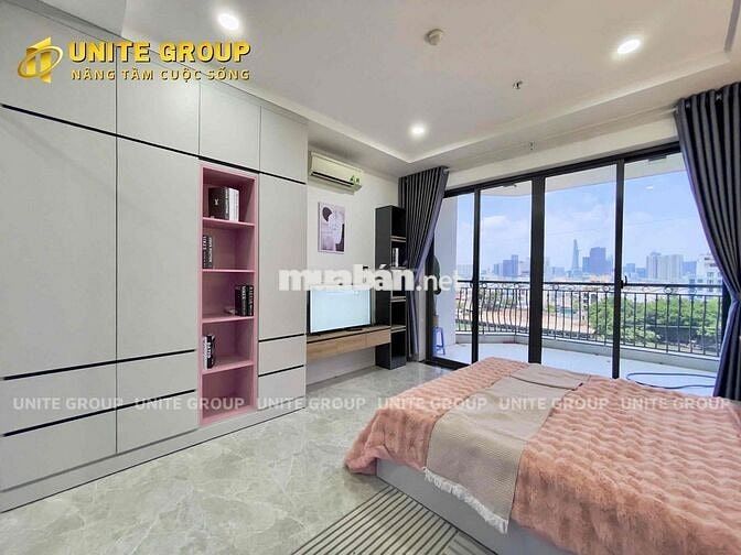 CHO THUÊ 1PN / STUDIO QUẬN 1, BAN CÔNG, VIEW ĐẸP, MỚI, BÙI VIỆN, METRO