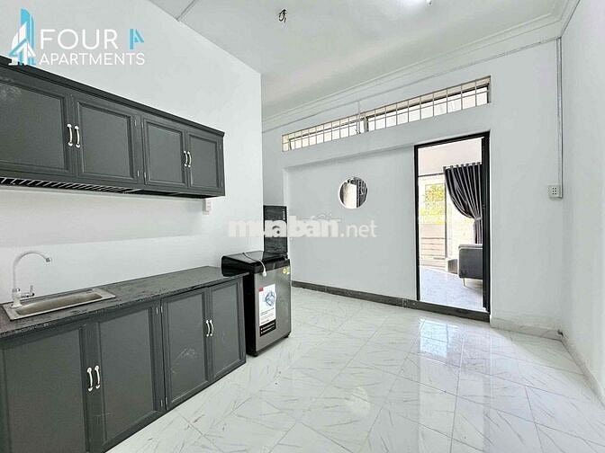 ✨ CĂN HỘ 1PN 45m2 - GẦN NGÃ TƯ HÀNG XANH - BAN CÔNG, TÁCH BẾP