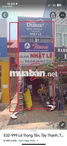 Bán Nhà 162m2, MT Lê Trọng Tấn, Tân Phú, Phù Hợp xây Văn Phòng