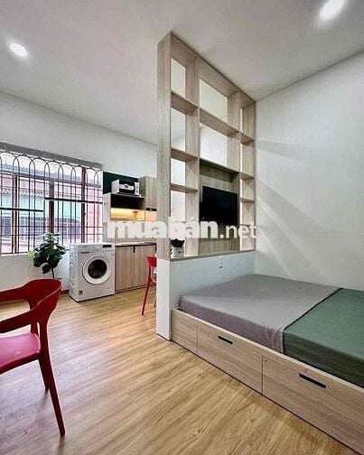 Studio Máy Giặt Riêng _Gần CV Thỏ Trắng💥Yên Tĩnh_Bãi xe oto Gần