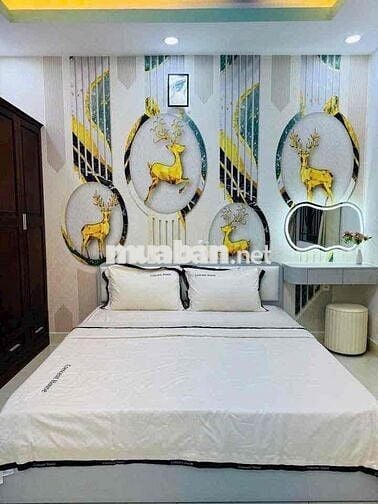 NHÀ 3 TẦNG ĐƯỜNG SỐ 59 GẦN CHỢ THẠCH ĐÀ 65M2( 4,5 X15 ) SỔ HỒNG RIÊNG