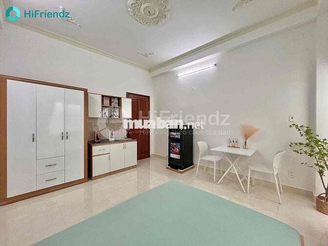 căn hộ 1 phòng ngủ cao cấp giá rẻ có máy giặt riêng ở Tân Quy