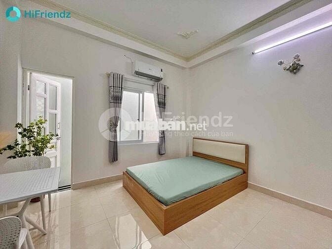 căn hộ 1 phòng ngủ cao cấp giá rẻ có máy giặt riêng ở Tân Quy
