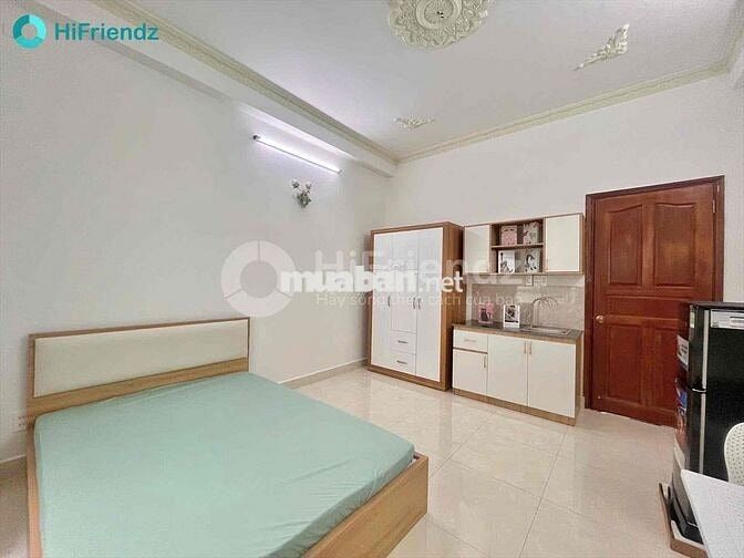 căn hộ 1 phòng ngủ cao cấp giá rẻ có máy giặt riêng ở Tân Quy