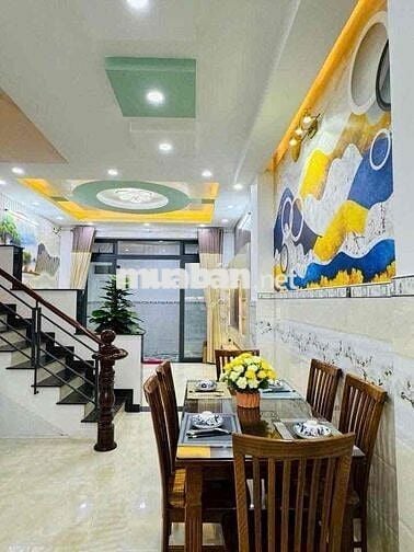 NHÀ 3 TẦNG ĐƯỜNG SỐ 59 GẦN CHỢ THẠCH ĐÀ 65M2( 4,5 X15 ) SỔ HỒNG RIÊNG