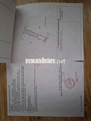 Đất đường 1/5 phường B'Lao - TP.Bảo Lộc DT: 6x35m sẵn 88m thổ cư -2.1t