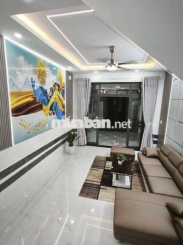 BÁN NHÀ PHƯỜNG THỚI AN ĐƯỜNG LÊ THỊ RIÊNG DT 4 X 22 NHÀ 4 TẦNG